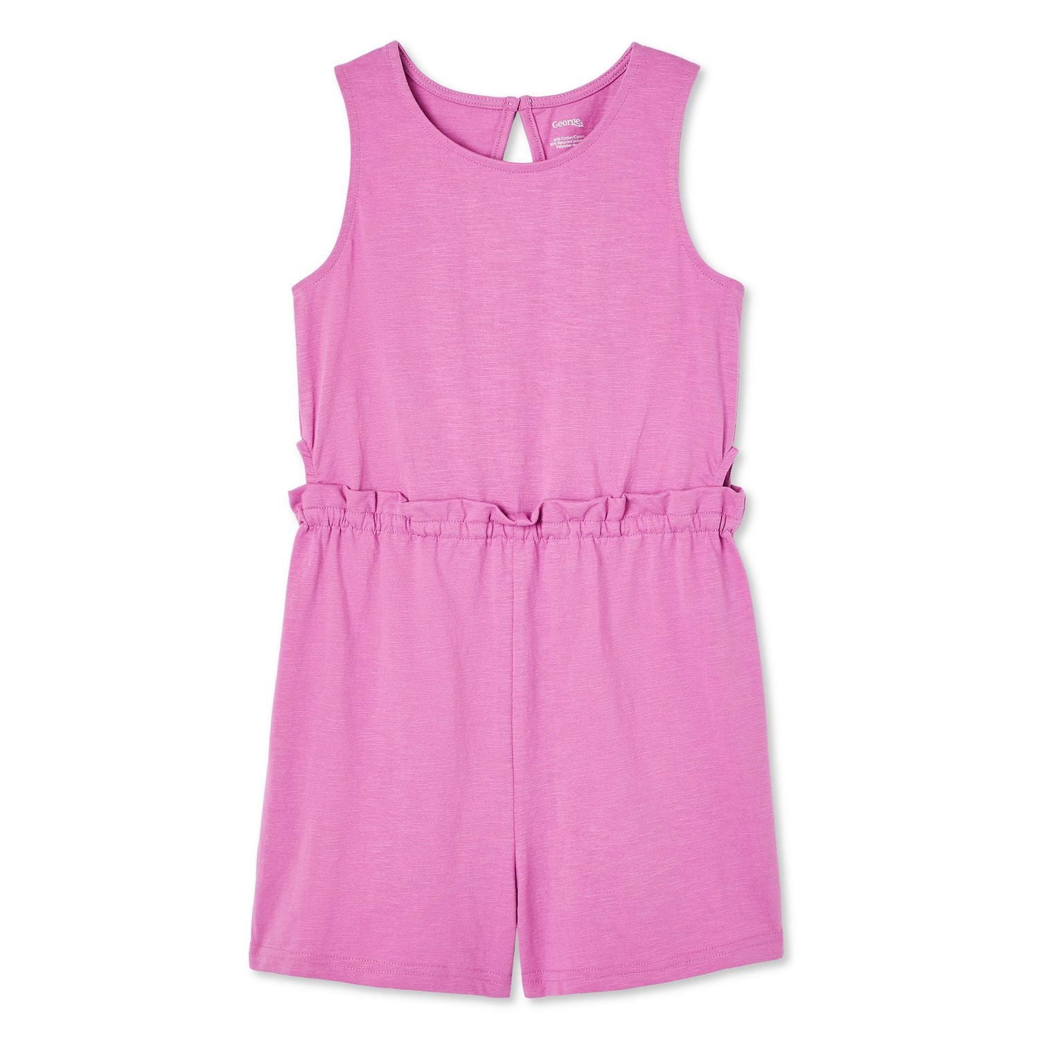 George Girls' Side Cut-Out Romper