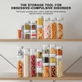 thumbnail image 1 of CEHVOM Food Grade Sealed Cans, Grain Storage Boxes, Kitchen Household Storage, Snack Storage, Fresh-keeping Plastic Transparent Cans Clearance, 1 of 6