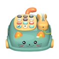 thumbnail image 3 of Children's Simulation Telephone Training Creative 's Language Ability Cute Cartoon Unisex Children - Green, 14x17cm, 3 of 7