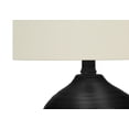 thumbnail image 5 of Monarch Specialties Lighting, 17"h, Table Lamp, Black Ceramic, Ivory / Cream Shade, Transitional, 5 of 5