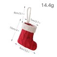 thumbnail image 3 of Oleegame 2PC Stainless Steel Cutlery Set Christmas Knitted With Red And Fork Set Home Creative Tableware Bag Red, 3 of 7