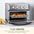 thumbnail image 4 of Cuisinart Air Fryer + Convection Toaster Oven by Cuisinart, 7-1 Oven with Bake, Grill, Broil & Warm Options, Stainless Steel, TOA-55C, 4 of 6