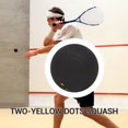 thumbnail image 1 of Squash Ball Two-Yellow Dots Low Speed Sports Rubber Balls Professional Player Competition Squash(2 Pcs ), 1 of 7