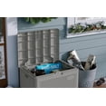 thumbnail image 3 of Coffre de rangement extérieur Suncast de 22 gallons – Banc de rangement en résine pour patio, 3 of 5