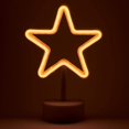 thumbnail image 2 of ORUYROP-Star Neon Light Desk, 7"x5"-Christmas Mini LED Star Neon Sign, Battery Operated Neon Sign-Light Signs Desk decor Indie Room Decor LED sign, 2 of 7