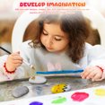 thumbnail image 3 of UPGRATOR 20Set Painting Stones Grey Smooth Rocks For Crafting Diy Painting Children Artists, 3 of 6