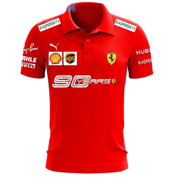 Men's Polo Shirt, Men's Casual Short Sleeve, Summer Sports Fashion T-Shirt, F1 Racing Suit_WE