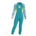 thumbnail image 1 of Neoprene Wetsuit Warm Diving Suit for Children Rash Guards Piece Surfing Snorkel Child Green S, 1 of 8