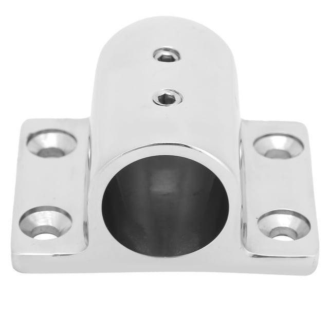 Boat Square Tube Pipe Base, Marine Boat Hand Rail Stainless Steel Boat Tube Base Boat Hand Rail Fitting Mount Hand Rail Rectangle Base For Marine Boat 20MM,22MM,25MM