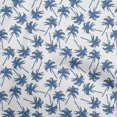 thumbnail image 1 of oneOone Silk Tabby Medium Blue Fabric Tropical Palm Tree Sewing Material Print Fabric By The Yard 42 Inch Wide, 1 of 5