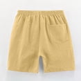 thumbnail image 3 of Extra Savings,2PC Kids Shorts, Solid Casual Sports, Drawstring, Summer, Kids' Outfit, Quick Dry, Comfortable Fit Essential Wardrobe|100%Polyester,Green,Sopatenor, 3 of 8