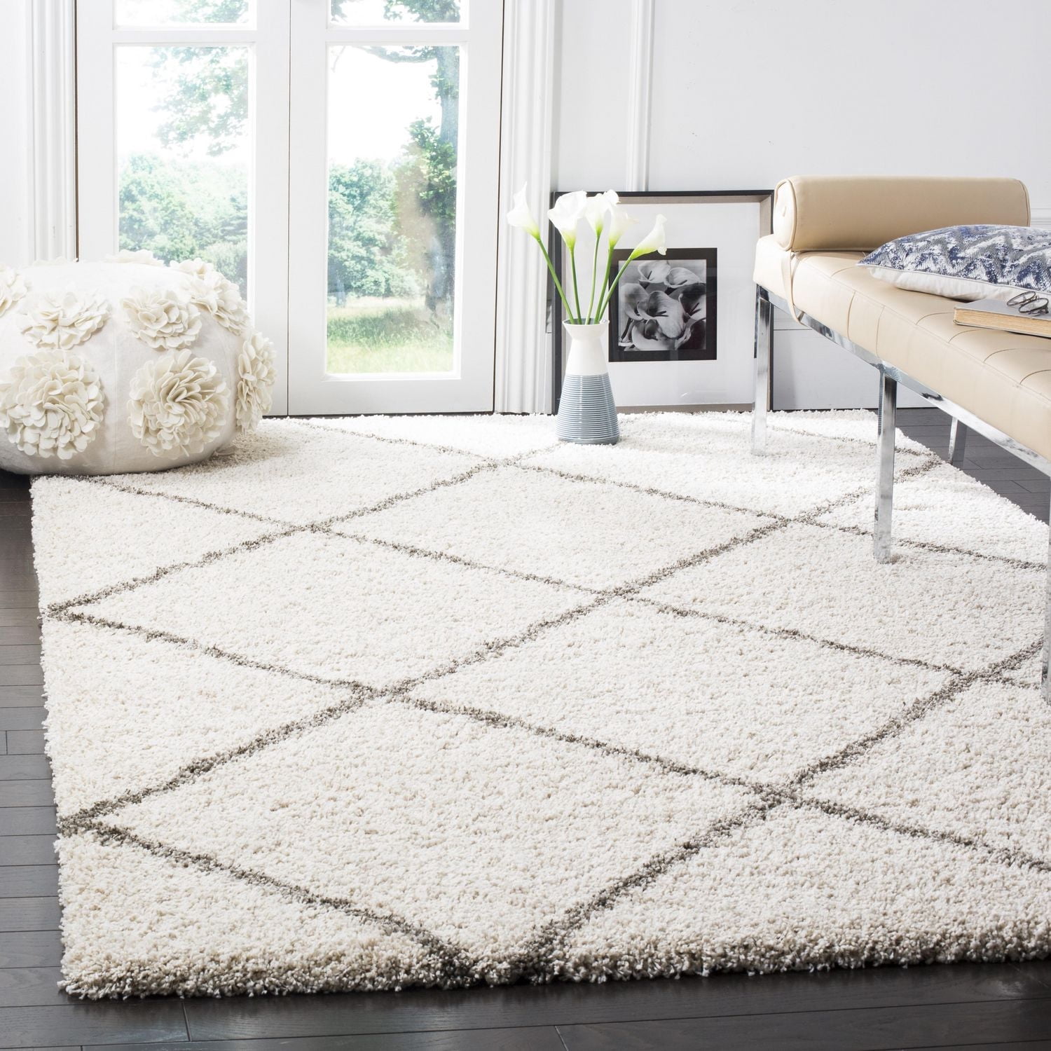 Safavieh Hudson Amias Geometric Shag Area Rug