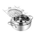 thumbnail image 4 of Dvkptbk Mini Fryer Friteuse Ménagère en Acier Inoxydable avec Passoire et Contrôle de la Température Mini Fryer Kitchen Essentials, 4 of 9
