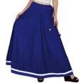 thumbnail image 1 of Bimba Women Long Boho Maxi Skirt Cotton Flared Skirts With Drawstring Waist, 1 of 2