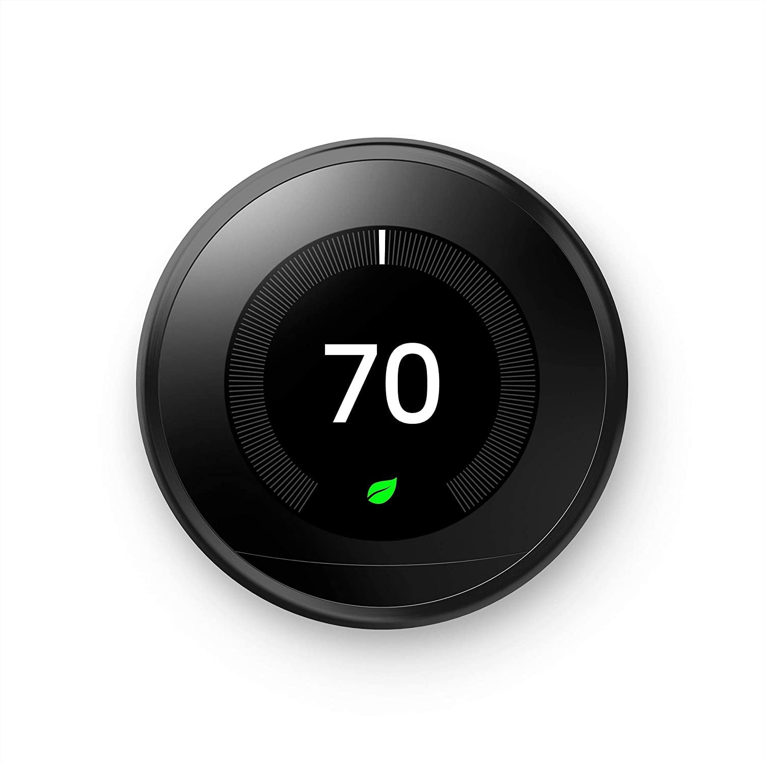 Google Nest Thermostat d'Apprentissage - Thermostat Intelligent Programmable pour la Maison - Thermostat Nest 3e Génération - Compatible avec Alexa - Noir