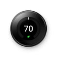 thumbnail image 1 of Google Nest Learning Thermostat - Programmable Smart Thermostat for Home - 3rd Generation Nest Thermostat - Compatible with Alexa - Black, 1 of 13