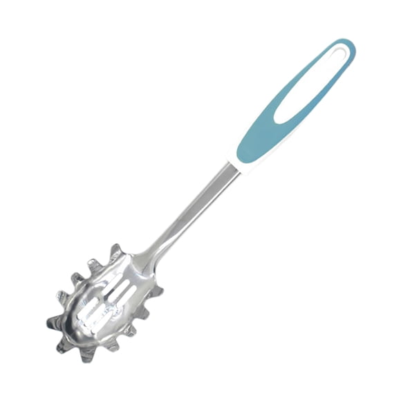 Stainless Steel Spaghetti Spoon with Non Handle and Hanging Ring for Kitchen Use Heat and Durable Cooking Utensil