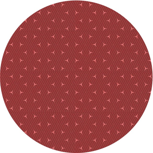 Ahgly Company Tapis d'Intérieur Lavables à la Machine, Carrés, Transitionnels, Rouges, 3 Pi Carrés