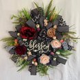 thumbnail image 1 of Fall Cheetah Wreath-Year  Wreath Fall Cheetah Wreath Thanksgiving Harvest Festival Decoration, 1 of 6