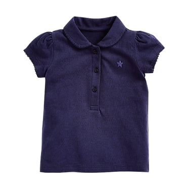 FhsagQ Hauts Chemises pour Filles 10-12 Blanc 2023 Nouveau Été Mignon Cravate Lave T-Shirt à Manches Courtes en Coton pour Enfants Mode Quotidien Intérieur Extérieur Bleu Foncé 6-7 Ans