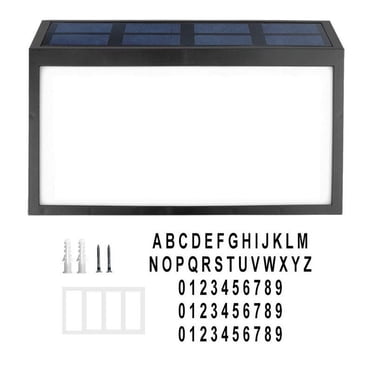 House Number Plaques with Numbers Outdoor Lighting House Number Address Signs for Pedestrian Yard Led Lighting Address Signs for House Address Plaques for House Numbers