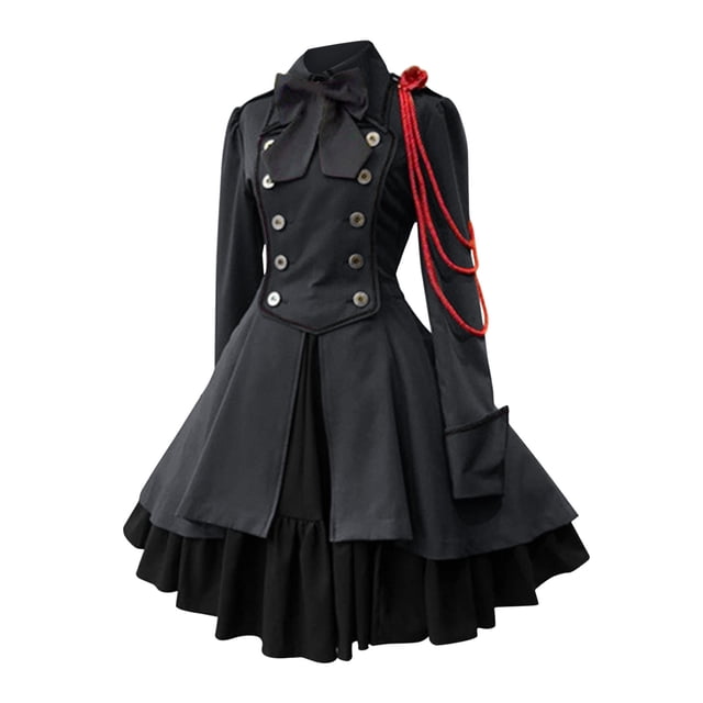 Kcodviy Robe pour Femme Style Rétro Robe Gothique pour Femmes Longue Couleur Unie Manches Trompette Violette Robe Médiévale Femme Longue Robe de Princesse