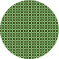 thumbnail image 1 of Ahgly Company Machine Washable Indoor Round Transitional Green Area Rugs, 3' Round, 1 of 7