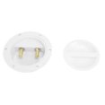 thumbnail image 2 of 6- 32V Electric Agitation Fishing Junction Box, Water Boat Junction Box for RVs Yachts Ships, White ABS Metal Cable Terminal Connector with Electric Reel Power Supply Base,, 2 of 7