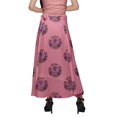 thumbnail image 4 of Moomaya Jupe Longue Imprimée pour Femmes Jupe Portefeuille Longue Filles Tenue Décontractée Vêtements, 4 of 6