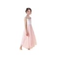 thumbnail image 2 of Robe Fille Rose Blush avec Strass en Chiffon pour Danse, 6 Ans, 2 of 7