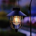 thumbnail image 3 of kurtrusly Solar Lantern, Metal Lantern, Solar Edison Bulb Design, Waterproof, Hanging, Openwork Suitable Courtyards, Patios, Light bulb, 3 of 6