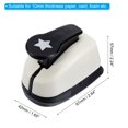 thumbnail image 2 of Unique Bargains 0.6 Inch Star Punch, Star Hole Paper Punch Hole Puncher Shape Punches for Crafting, 2 of 6