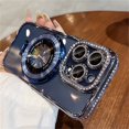 thumbnail image 3 of Luxe Shimmer Rhinestone TPU Phone Case - Magnetic, Crystal Clear & Shockproof - Perfect Fit for iPhone 15, 14, 13, 12 Pro Max, 11 & Plus Models, 3 of 5