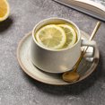 thumbnail image 3 of 220ml ceramic coffee cup set, latte cup, simple ceramic hand-washed coffee cup., 3 of 5