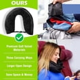 thumbnail image 4 of Stuffable Travel Neck Pillow, Packable Airplane Pillow with Additional Storage for Weekend Getaway Camping Road Trips, 4 of 7