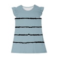thumbnail image 4 of Économies d'Été! Robe d'Été pour Enfants, Robes Décontractées pour Filles en Solde, Robe d'Été à Manches à Volants pour Filles 4-14T, 4 of 5