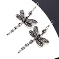 thumbnail image 3 of zanvin Mothers Day Gifts,Retro Multicolor Diamond Tassel Insect Earrings Female Long Ear Jewelry, 3 of 4