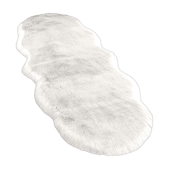 Dvruxg Faux Fur Rug Sheepskin Rug Running Blanket Washable Fluffy Coarse Wool Carpet, Suitable for Bedroom Floor, Sofa Cushion, Living Room Bedside Carpet