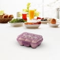 thumbnail image 4 of Stackable Egg Storage Container for Refrigerator | Portable Food Grade Plastic Egg Holder with Handle | Household Kitchen Refrigerator Organizer Box, 1-Pack | Size S, 4 of 4