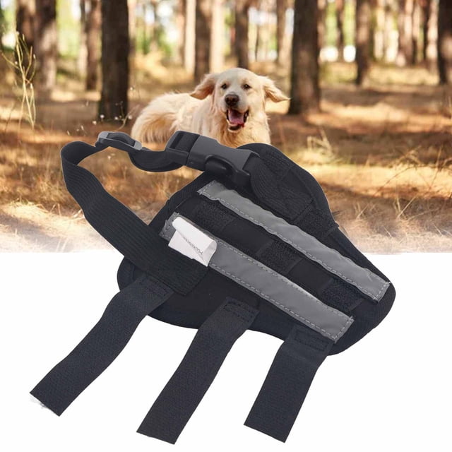 Dog Acl Brace Hind Leg, Puppy Rear Leg Protector Dog Knee Brace Dog Leg Braces For Back Leg Stable Support Knee Pads For Surgery Recovery, Black
