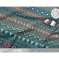 thumbnail image 2 of Soimoi Modal Satin Fabric Geometric African Printed Craft Fabric by the Yard 42 Inch Wide, 2 of 3