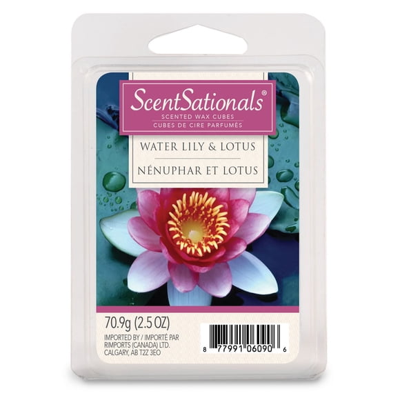 ScentSationals Water Lily and Lotus Scented Wax Cubes