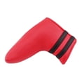 thumbnail image 3 of pitrice Housse de Putter Lame de Golf Tête de Golf Magnétique Housse Blanche de Golf pour Protection Putter de Club Rouge 14x13cm, 3 of 6