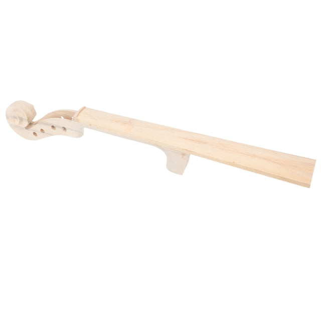 BRIGHTFUFU Wooden Violin Neck With Fingerboard Durable Violin Accessory Smooth Surface Craftsmanship For Comfortable Play
