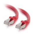 thumbnail image 1 of Câble de Réseau Ethernet Cat6 de 14 Pi Sans Accroc avec Blindage-STP - Rouge, 1 of 1