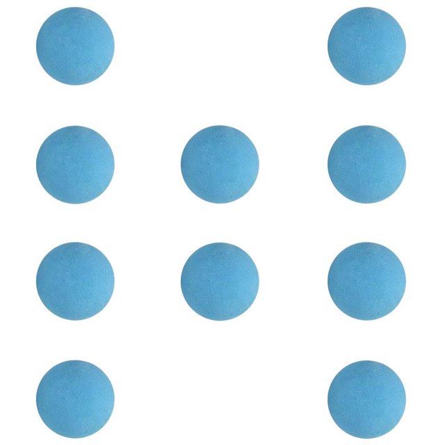 maskred 10 Pieces EVA Foam Golf Swing Training Exercises Balls Practice Light Blue 42mm 2Set