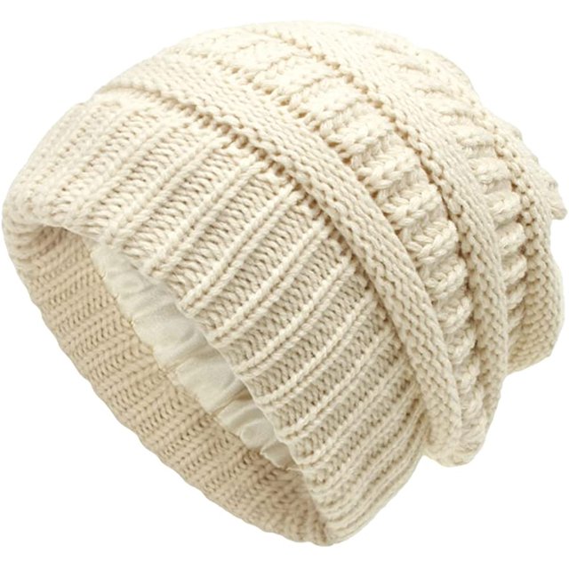 LinYooLi Bonnet Tricoté pour Femmes, Bonnet d'Hiver Doux et Chaud