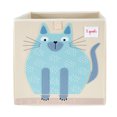 thumbnail image 3 of 3 Sprouts Enfants Tissu Cube de Rangement avec Chat Bleu et Lapin, 3 of 10