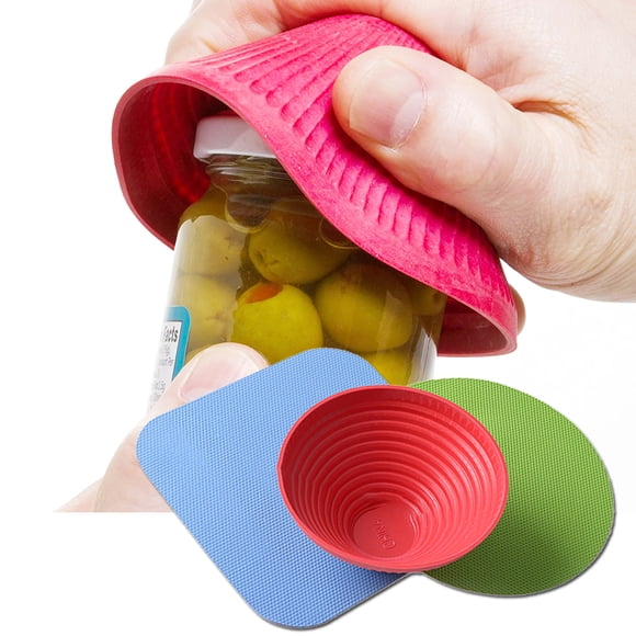 Neinkie 6Pcs Jar Opener Rubber Jar Gripper for Weak Hands - Bottle Opener for Arthritic Hands - Jar Opener Gripper Pad - Lid Opener Non Tear