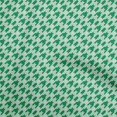 thumbnail image 1 of oneOone Viscose Chiffon Green Fabric Houndstooth Fabric For Sewing Printed Craft Fabric By The Yard 42 Inch Wide, 1 of 4